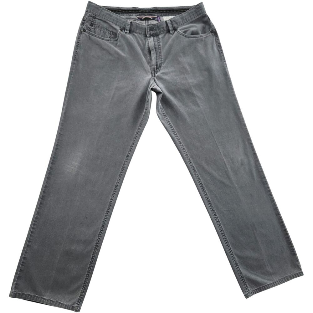 Hiltl Dude Men's Contemporary Fit Denim Straight Leg Jeans Gray Size 36/34